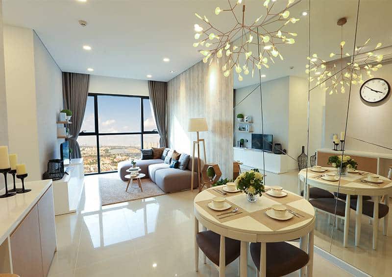 khong gian trong can ho ascent plaza binh thanh