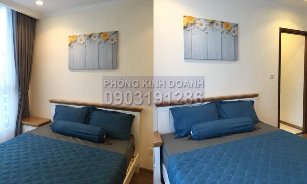 Căn hộ Vinhomes bán view nội khu 2 phòng ngủ 75m2 toà Central 2 căn số 9