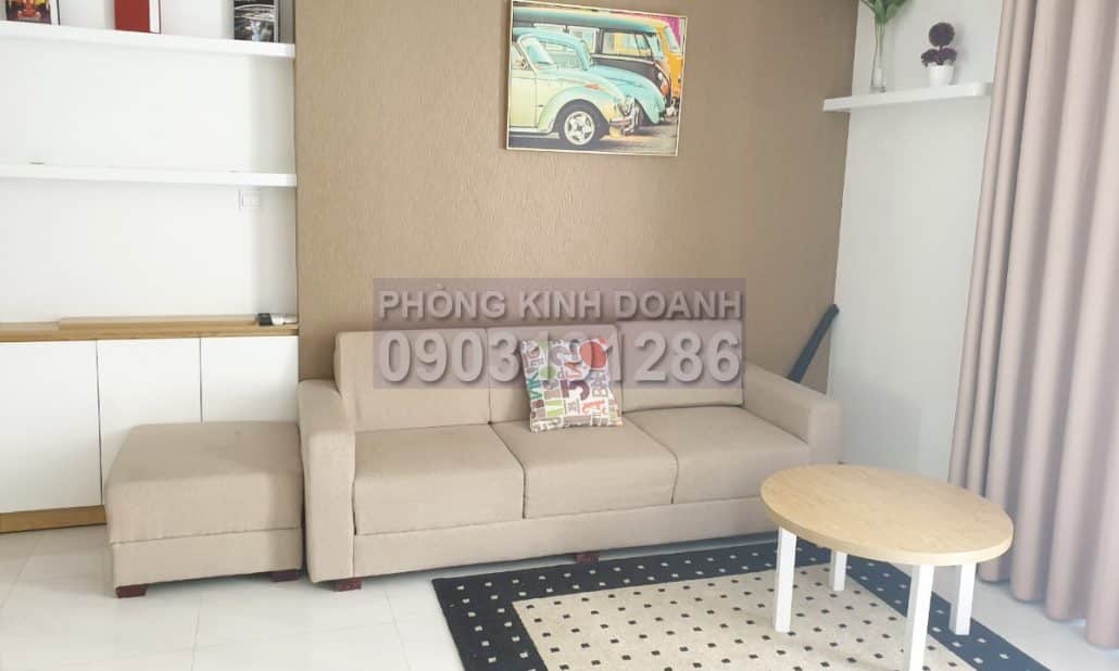 Căn hộ Vinhomes Central Park bán 1 phòng ngủ lầu 9 C2 nội thất full view đẹp