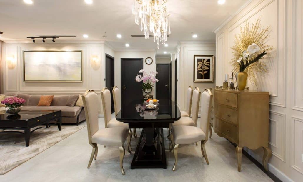 Central Park cho thuê căn hộ tầng 4 Park 1 nội thất xịn 4 phòng ngủ view sông