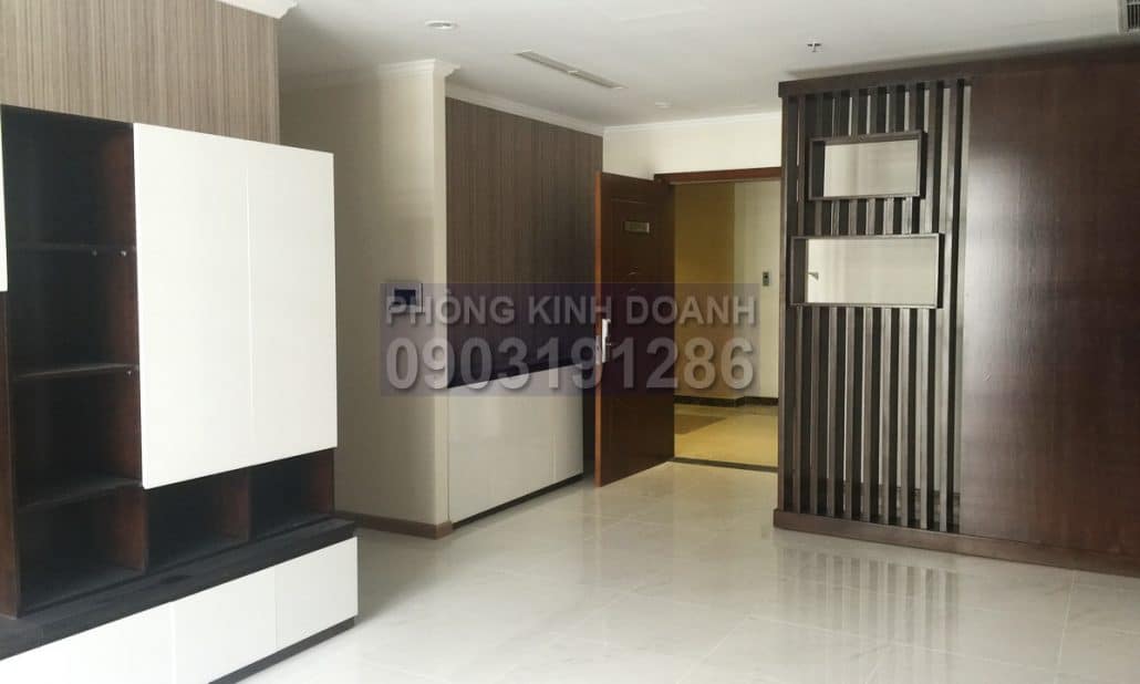 Căn hộ Vinhomes bán 3 phòng ngủ view sông tầng 33 Central 1 nội thất ít