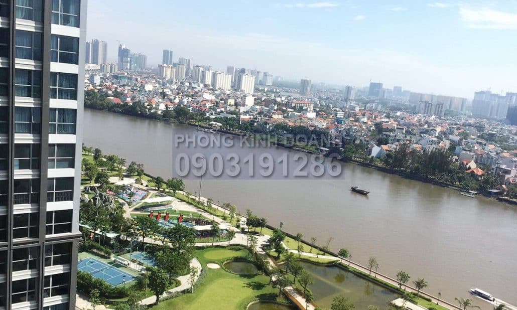 Vinhomes bán căn hộ 3 phòng ngủ view sông lầu 10 Central 1 nội thất cao cấp
