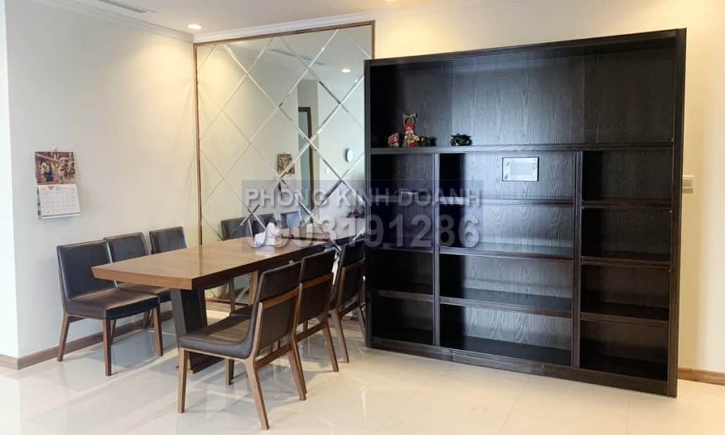 Cho thuê căn hộ Vinhomes thoáng tầng 42 C3 nội thất cao cấp 3 phòng ngủ