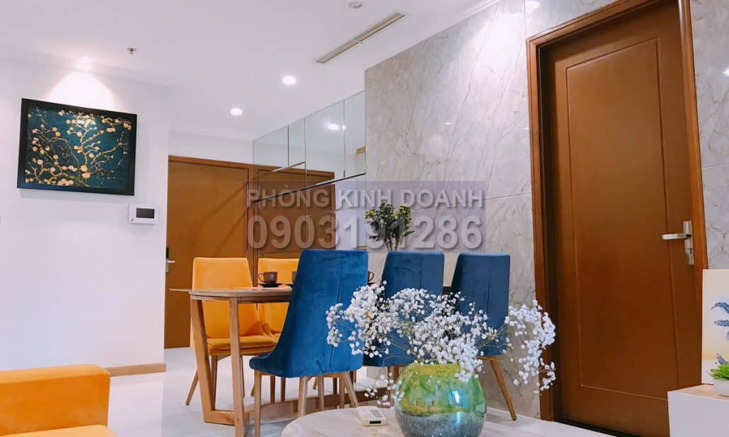 Bán căn hộ Vinhomes thoáng 3 phòng ngủ tầng 30 Landmark 1 nội thất đầy đủ