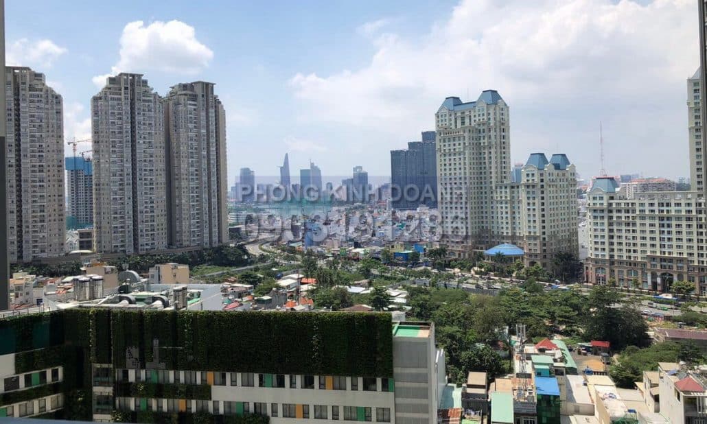 Căn hộ Vinhomes bán 1 phòng ngủ tầng 12A L3 nội thất full view thành phố