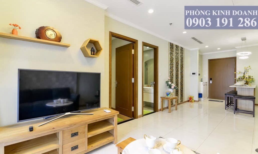 Căn hộ Vinhomes bán 1 phòng ngủ tầng 31 Landmark 3 nội thất đẹp view L81