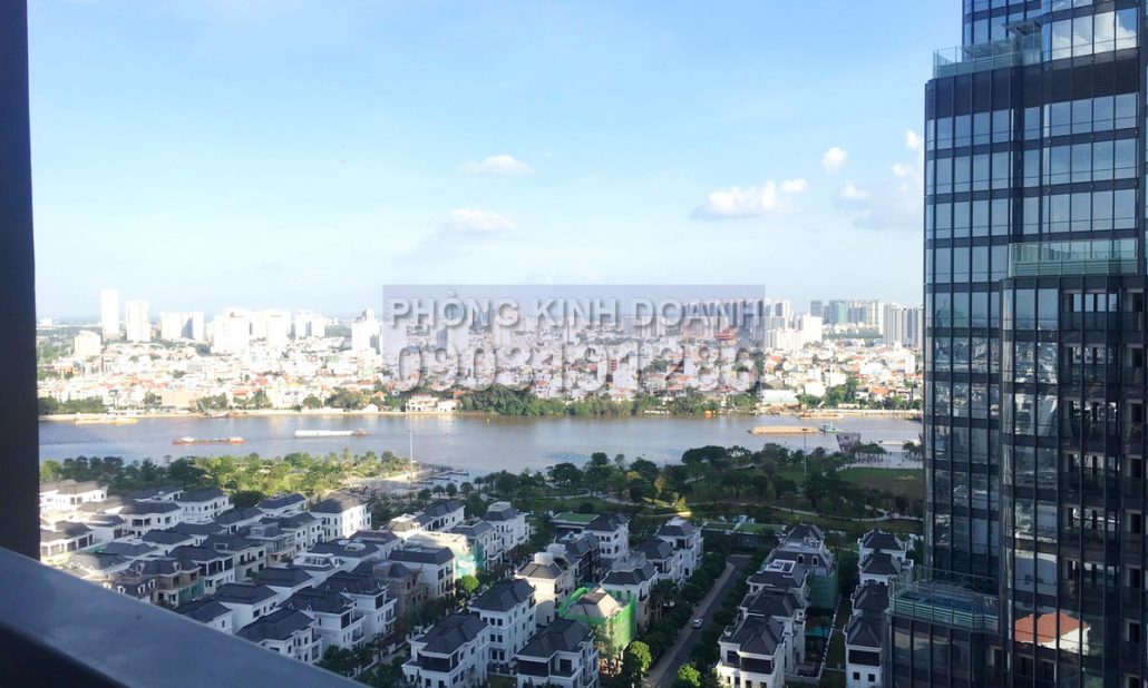 Cho thuê Vinhomes view L81 lầu 21 Landmark 6 nội thất cao cấp 4 phòng ngủ