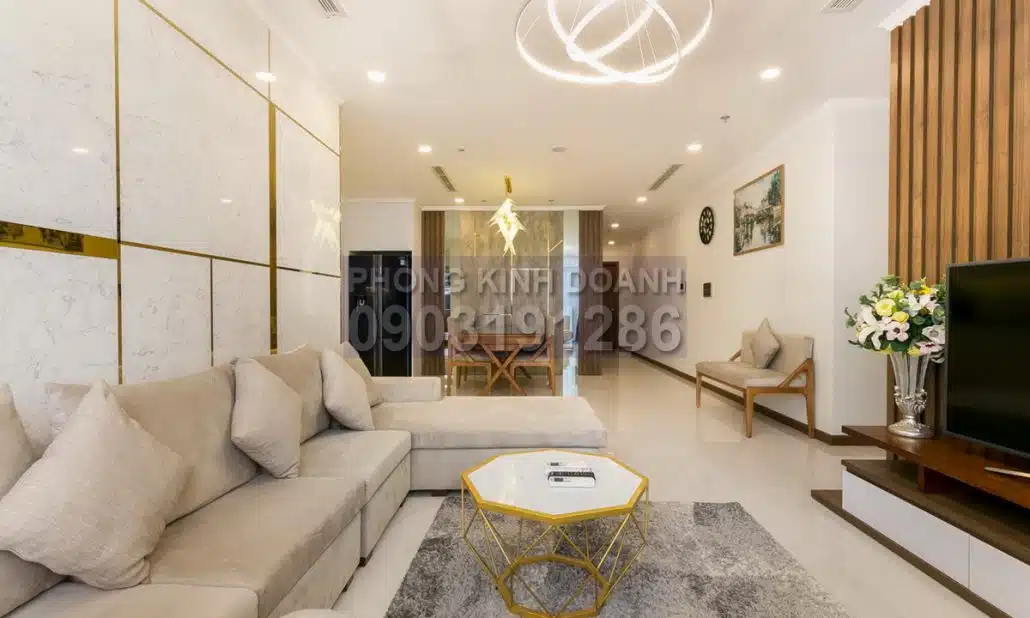 Cho thuê Vinhomes view L81 tầng 36 Landmark 6 full nội thất 4 phòng ngủ