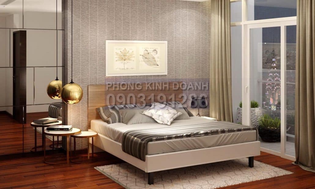 Căn hộ bán Vinhomes lầu 28 tháp Park 2 có đủ nội thất 4 phòng ngủ view sông