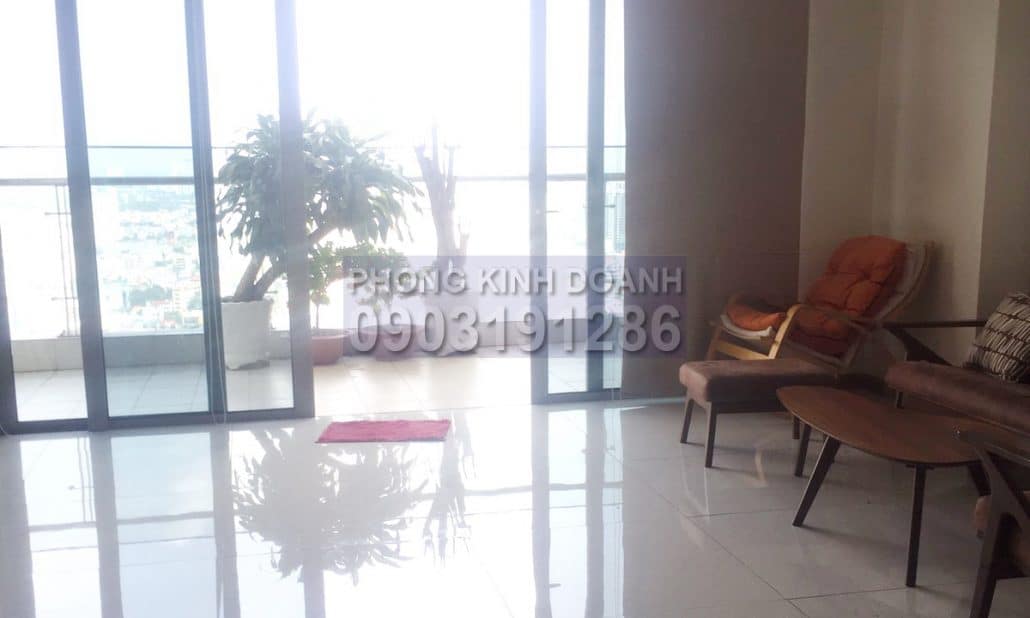 Căn hộ cho thuê Vinhomes 4 phòng ngủ tầng 33 Park 3 nội thất đẹp view sông
