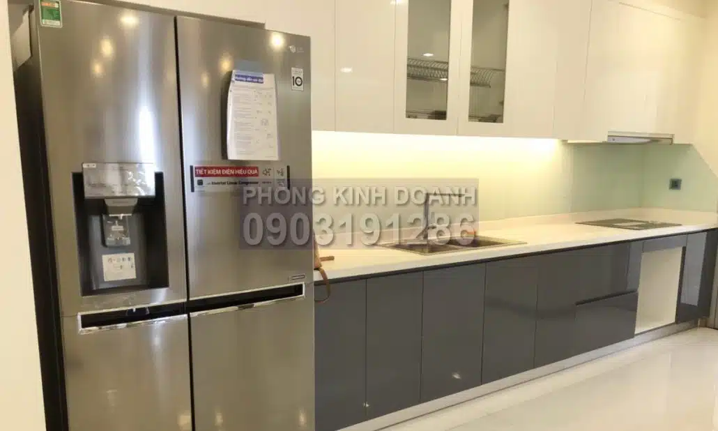 Căn hộ cho thuê Vinhomes 4 phòng ngủ lầu 24 Park 3 nội thất đẹp view sông