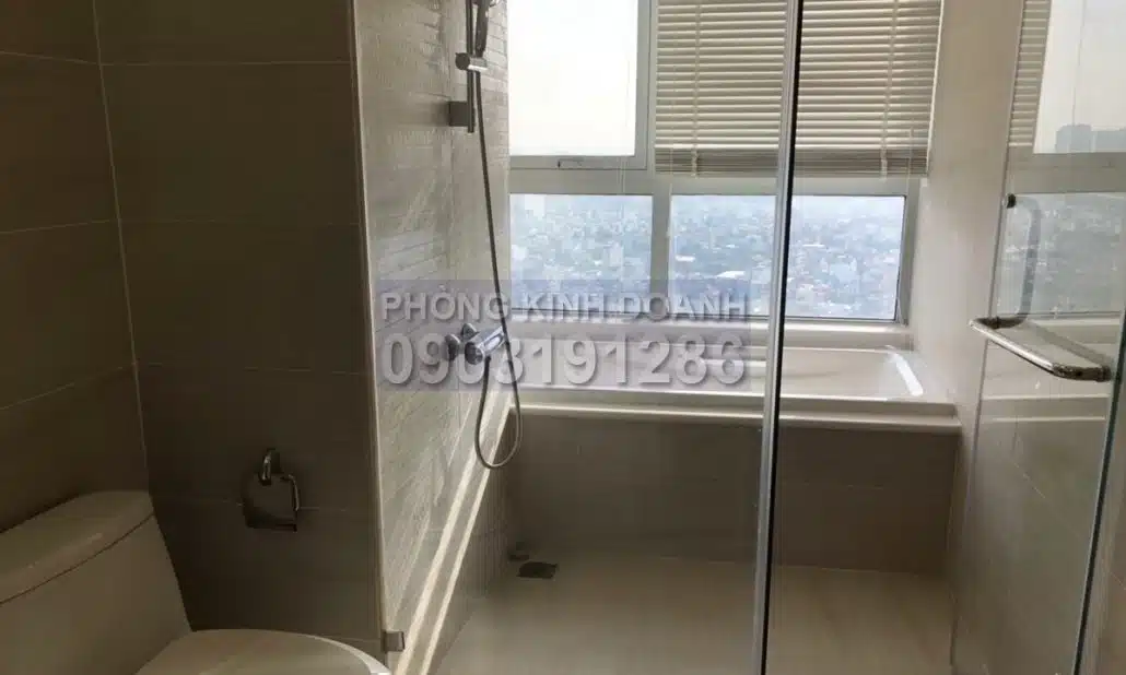 Căn hộ cho thuê Vinhomes 4 phòng ngủ lầu 24 Park 3 nội thất đẹp view sông