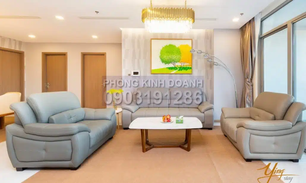 Căn hộ bán Vinhomes tầng 25 Park 3 full nội thất 4 phòng ngủ view sông