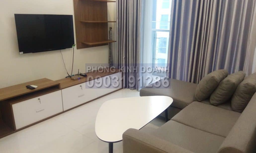 Căn hộ Vinhomes Central Park cho thuê 2 phòng ngủ lầu 40 Park 4 có nội thất