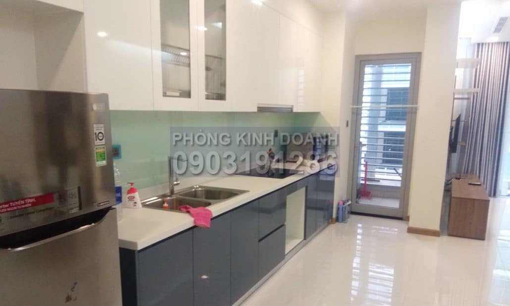 Căn hộ Vinhomes Central Park cho thuê 2 phòng ngủ lầu 40 Park 4 có nội thất