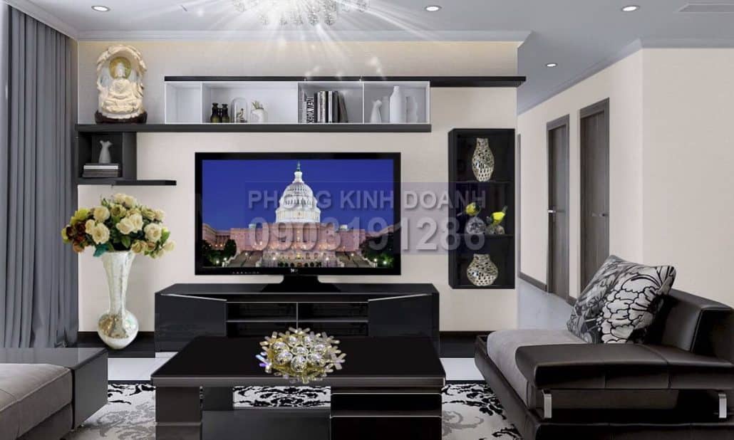 Căn hộ bán Vinhomes tầng 18 Park 6 nội thất cao cấp 4 phòng ngủ view sông