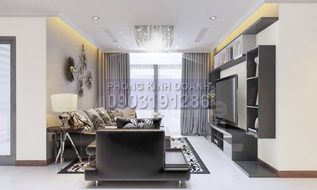 Căn hộ bán Vinhomes tầng 18 Park 6 nội thất cao cấp 4 phòng ngủ view sông