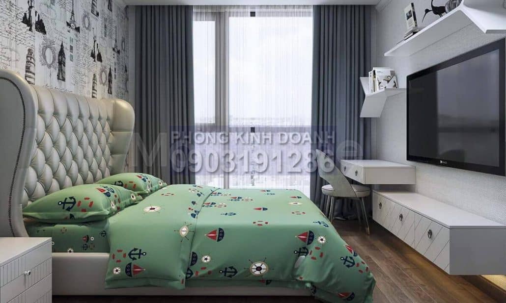 Căn hộ bán Vinhomes tầng 18 Park 6 nội thất cao cấp 4 phòng ngủ view sông