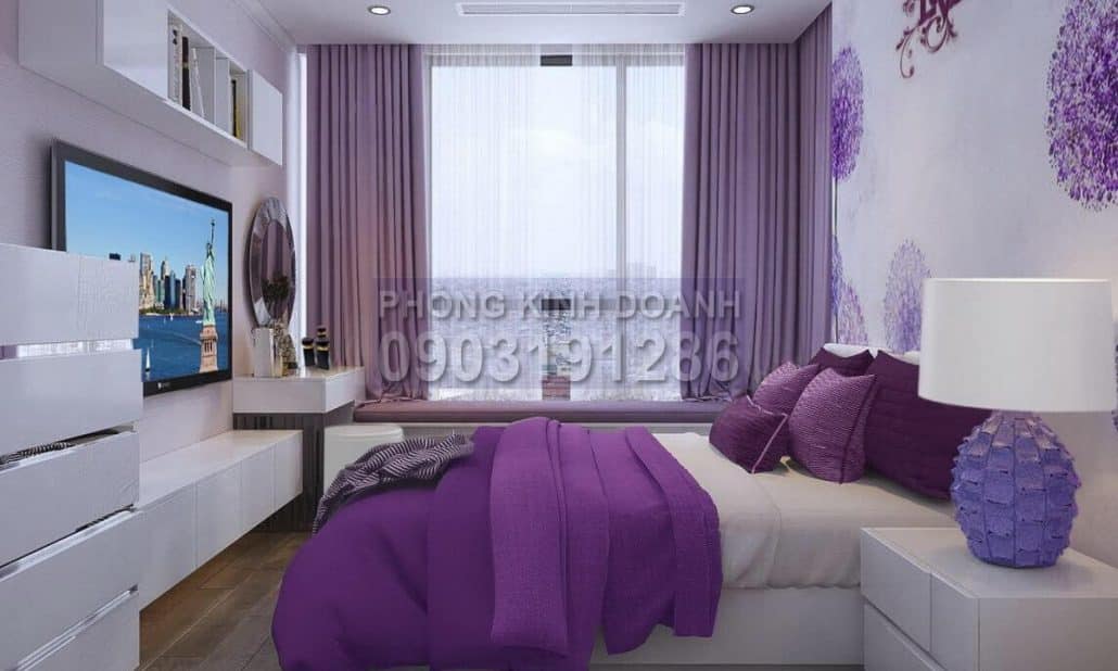 Căn hộ bán Vinhomes tầng 18 Park 6 nội thất cao cấp 4 phòng ngủ view sông