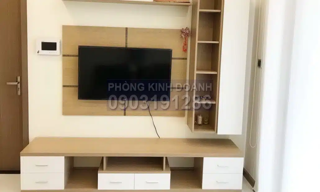 Vinhomes cho thuê căn hộ lầu 26 P7 nội thất đầy đủ view hồ bơi 1 phòng ngủ