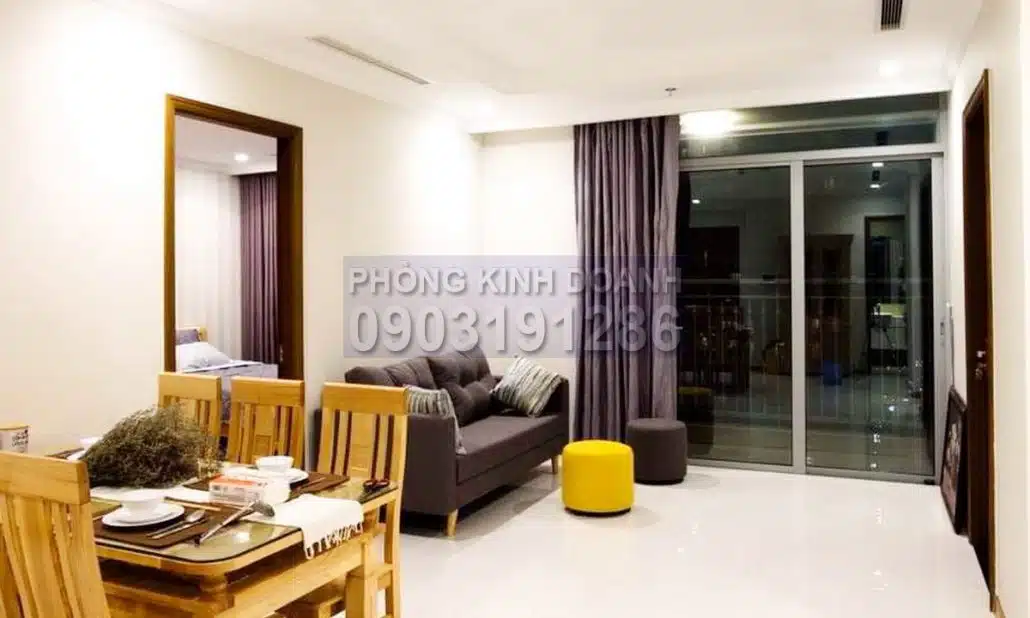 Căn hộ Vinhomes cho thuê tầng 38 L2 nội thất đẹp 3 phòng ngủ view city