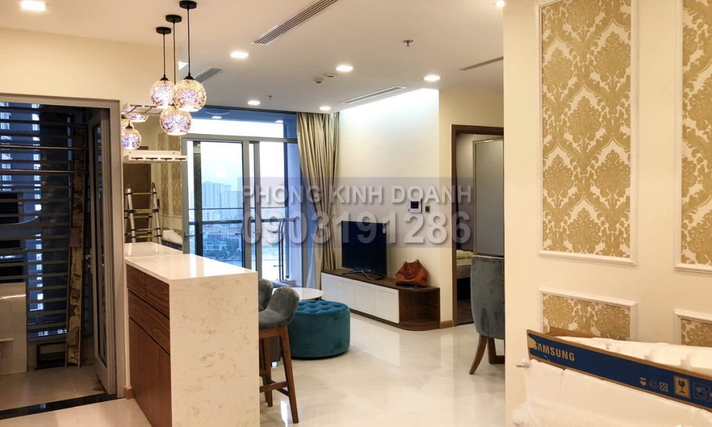 Vinhomes cho thuê căn 3 phòng ngủ tầng 12 Park 7 có nội thất view sông