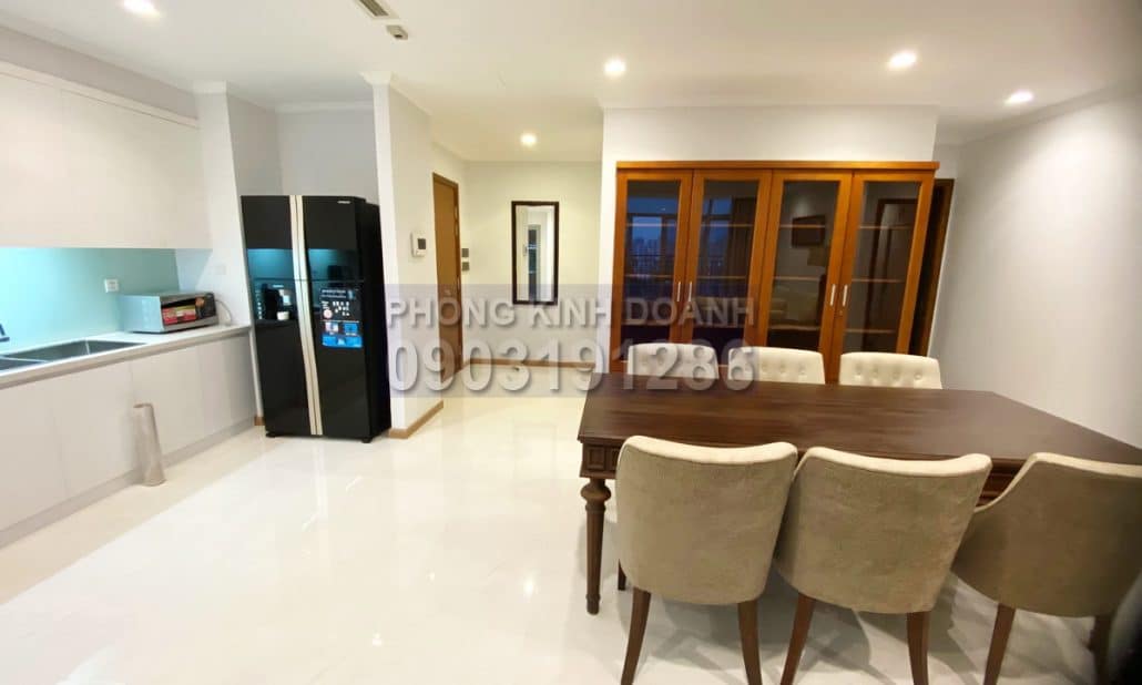 Căn hộ Vinhomes cho thuê lầu 10 Central 1 nội thất đẹp view sông 4 phòng