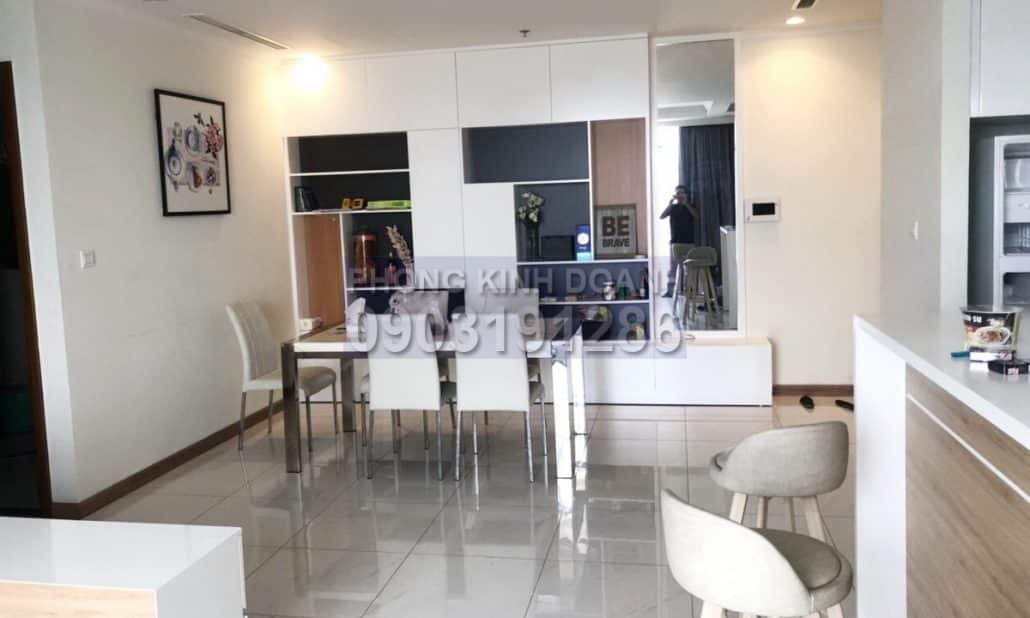 Vinhomes căn hộ cho thuê lầu 35 Central 3 đủ nội thất 3 phòng ngủ view city