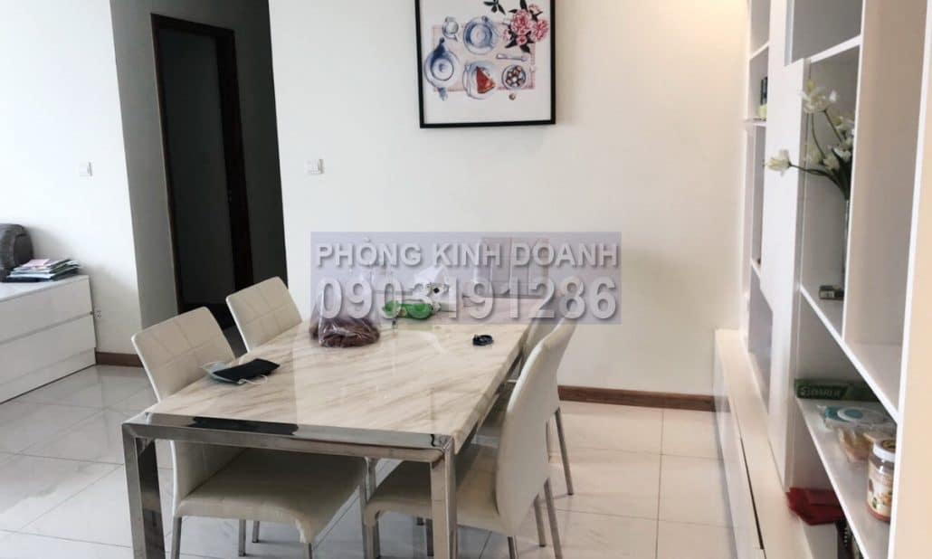 Vinhomes căn hộ cho thuê lầu 35 Central 3 đủ nội thất 3 phòng ngủ view city
