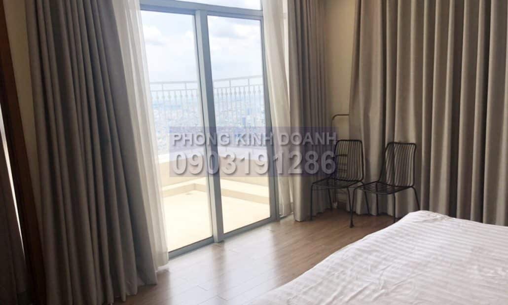 Vinhomes căn hộ cho thuê lầu 35 Central 3 đủ nội thất 3 phòng ngủ view city