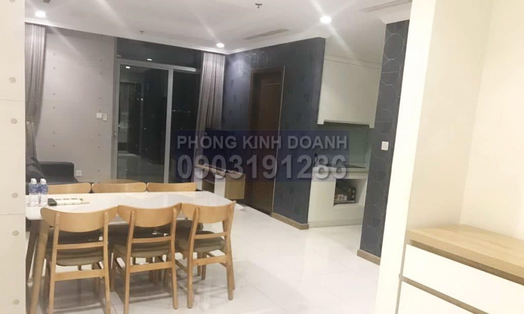 Vinhomes căn hộ cho thuê tầng 20 L2 full nội thất 3 phòng ngủ view thành phố