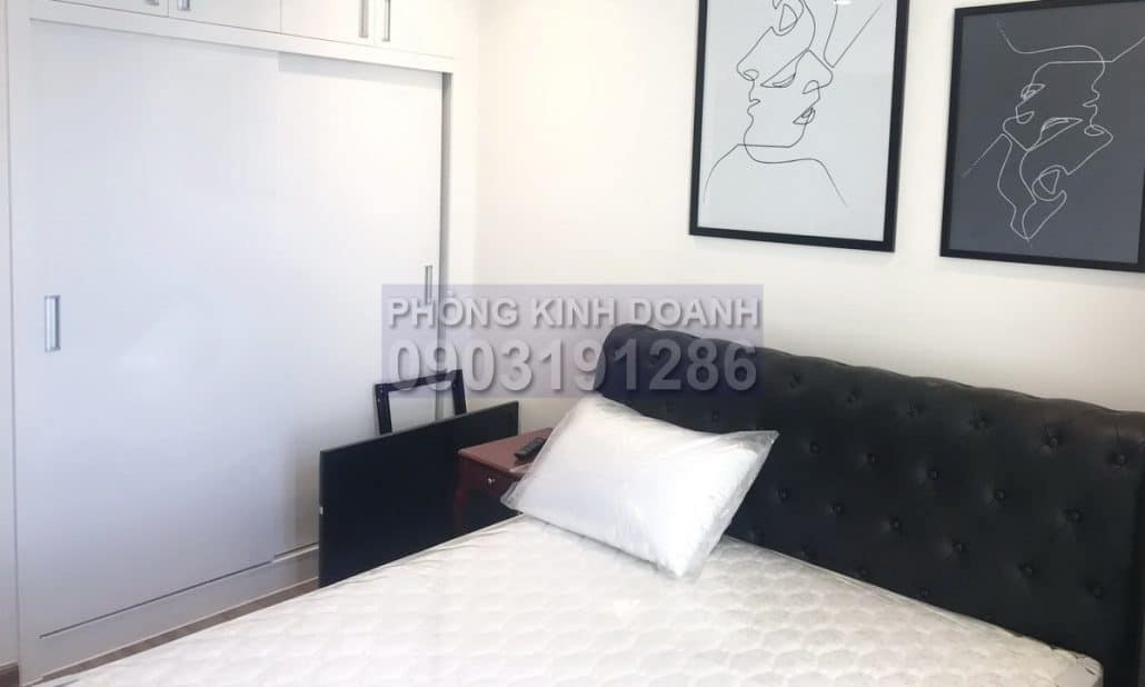 Căn hộ cho thuê Vinhomes 1 phòng ngủ lầu 40 L2 đủ nội thất view thành phố