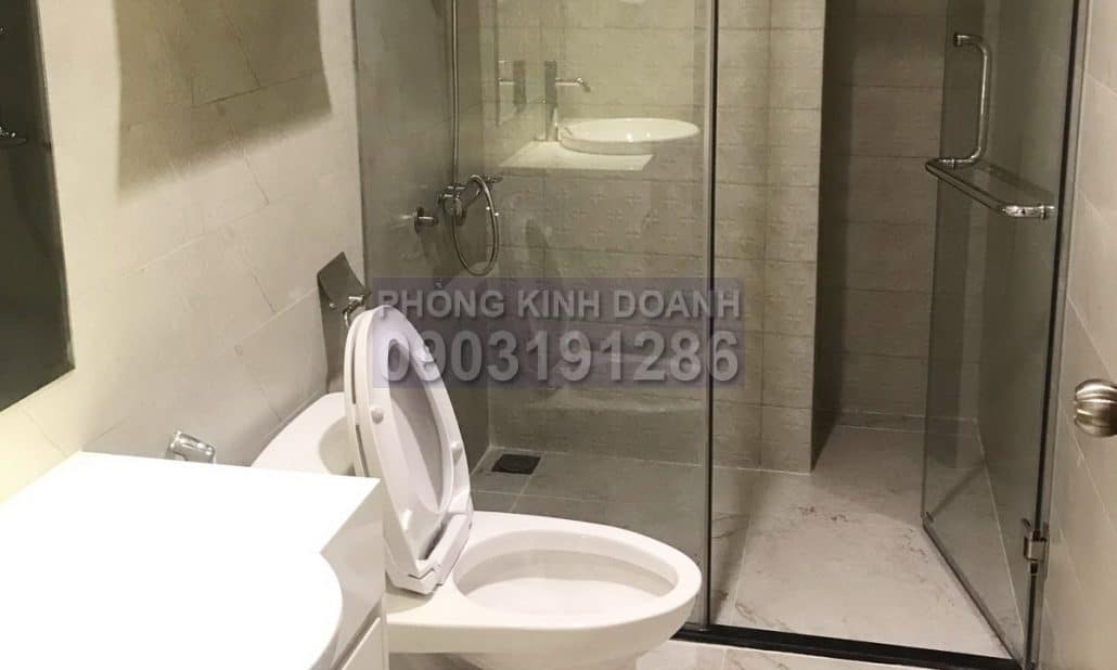 Căn hộ cho thuê Vinhomes 1 phòng ngủ lầu 40 L2 đủ nội thất view thành phố