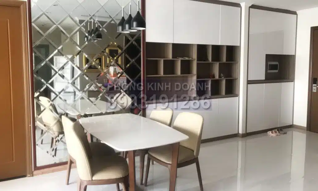 Vinhomes cho thuê căn hộ lầu 35 Landmark 3 đủ nội thất view L81 3 phòng