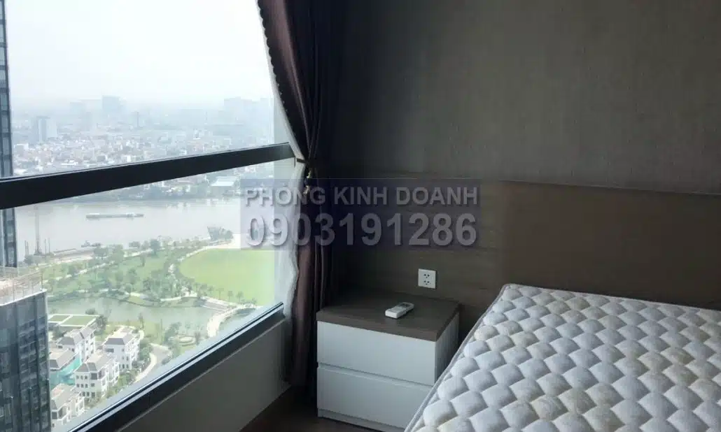 Vinhomes cho thuê căn hộ lầu 35 Landmark 3 đủ nội thất view L81 3 phòng