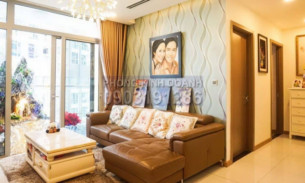 Cho thuê Vinhomes căn hộ 3 phòng ngủ tầng 23 Park 1 nhà đẹp view hồ bơi