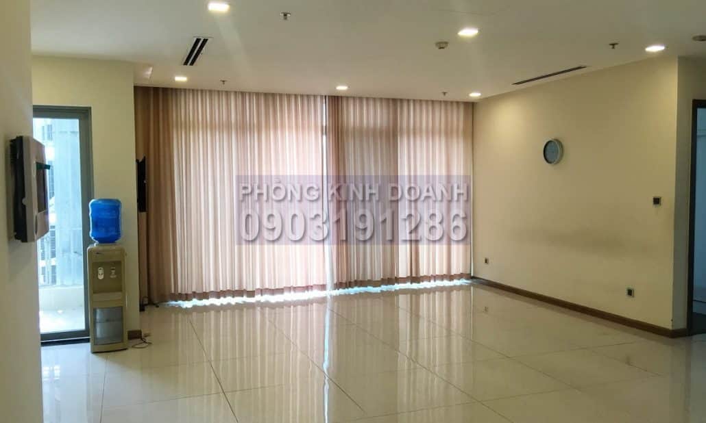 Vinhomes cho thuê căn hộ tầng 32 Park 1 nhà trống 4 phòng ngủ view sông