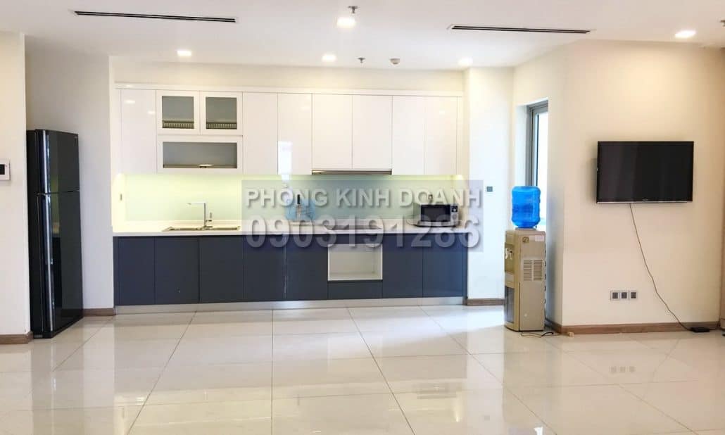 Vinhomes cho thuê căn hộ tầng 32 Park 1 nhà trống 4 phòng ngủ view sông
