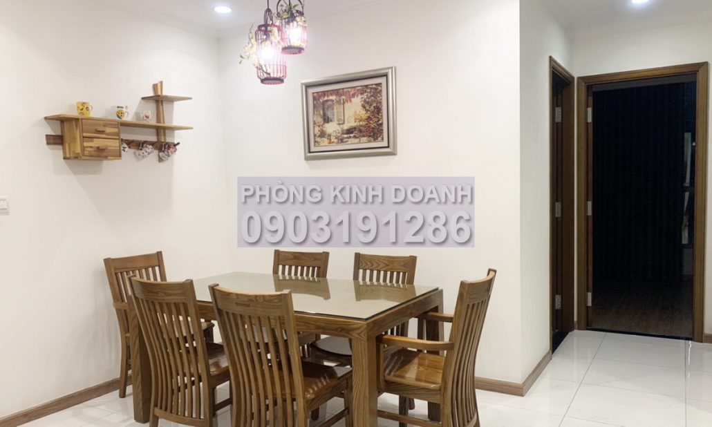 Căn hộ Vinhomes cho thuê view L81 3 phòng tầng 30 Landmark 3 full nội thất