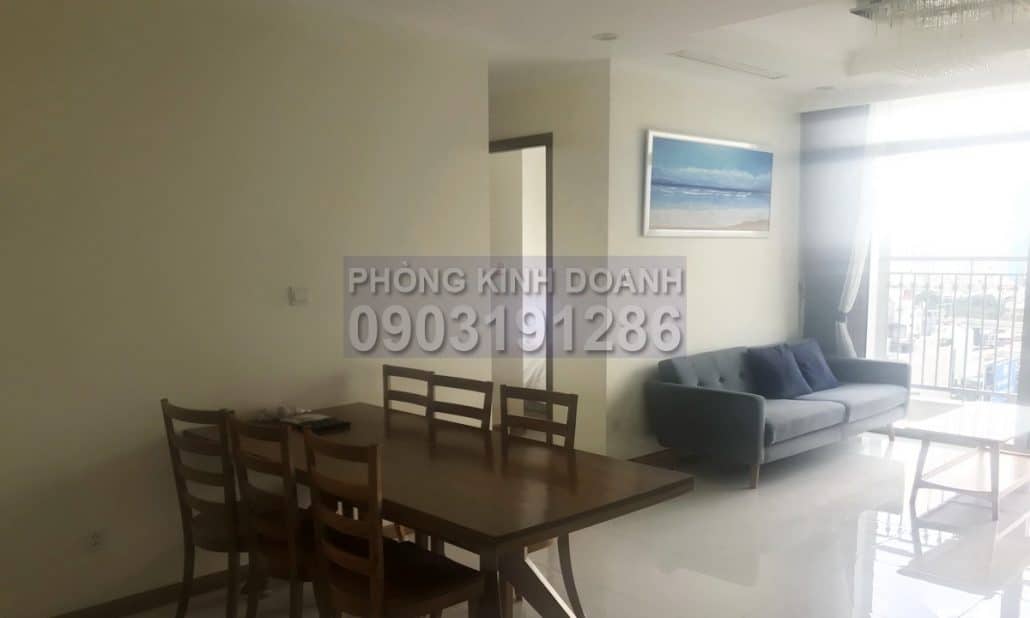 Vinhomes cho thuê căn hộ lầu 10 Landmark 5 nội thất full 3 phòng ngủ thoáng