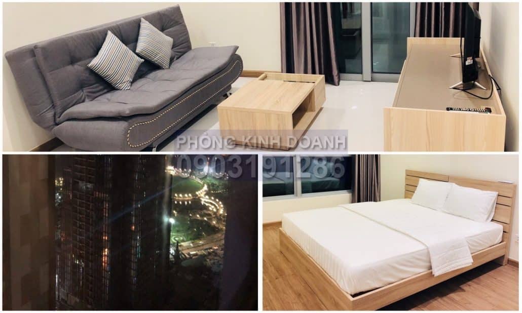Cho thuê Vinhomes căn 2 phòng ngủ lầu 31 Landmark 5 nội thất full view L81