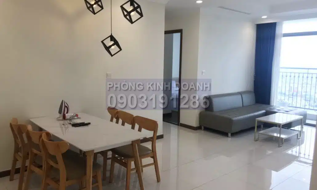 Vinhomes cho thuê tầng 40 L5 nội thất đầy đủ 3 phòng ngủ view Văn Thánh