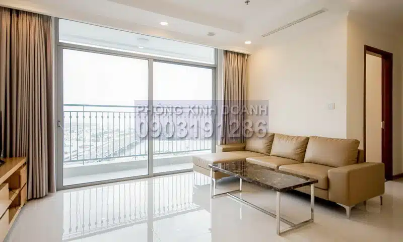 Căn hộ Vinhomes bán view sông 2 phòng ngủ Landmark 6 căn số 6 rộng 91m2