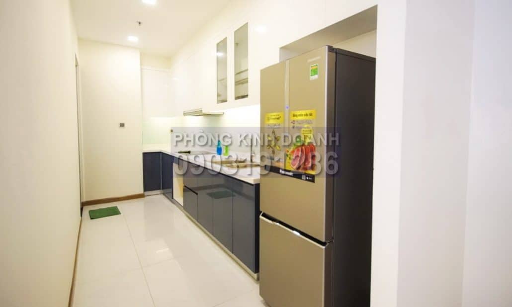 Vinhomes cho thuê căn hộ lầu 17 Park 4 có nội thất view sông 2 phòng ngủ