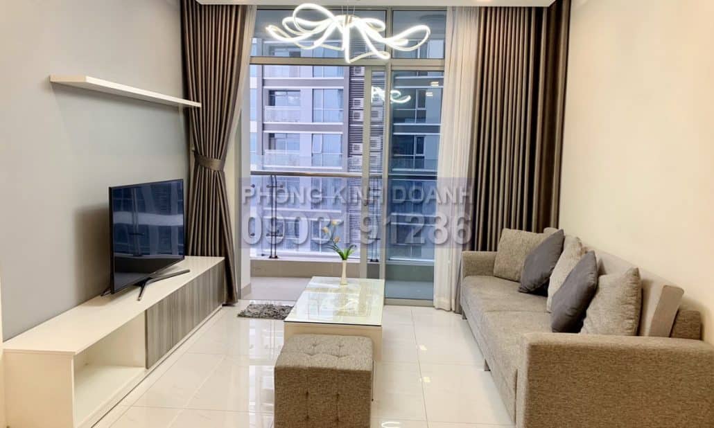 Vinhomes cho thuê căn lầu 15 Park 5 nội thất cao cấp view sông 2 phòng ngủ