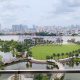 Căn Vinhomes cho thuê 3 phòng ngủ tầng 45 thoáng Landmark 3 có nội thất