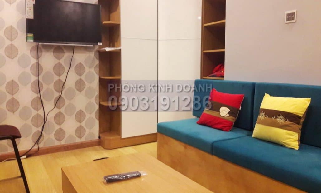 Cho thuê studio Vinhomes view L81 tầng 44 Park 6 nội thất đẹp 1 phòng ngủ