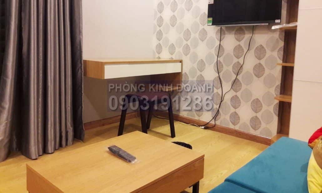 Cho thuê studio Vinhomes view L81 tầng 44 Park 6 nội thất đẹp 1 phòng ngủ