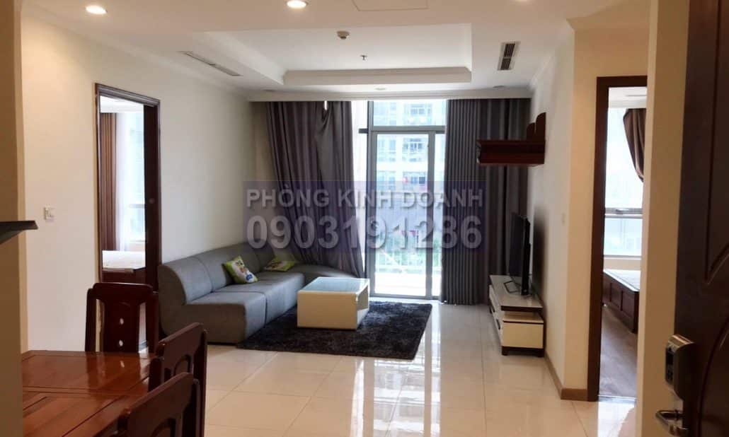 Vinhomes cho thuê căn 3 phòng ngủ view nội khu tầng 2 Central 1 nội thất full