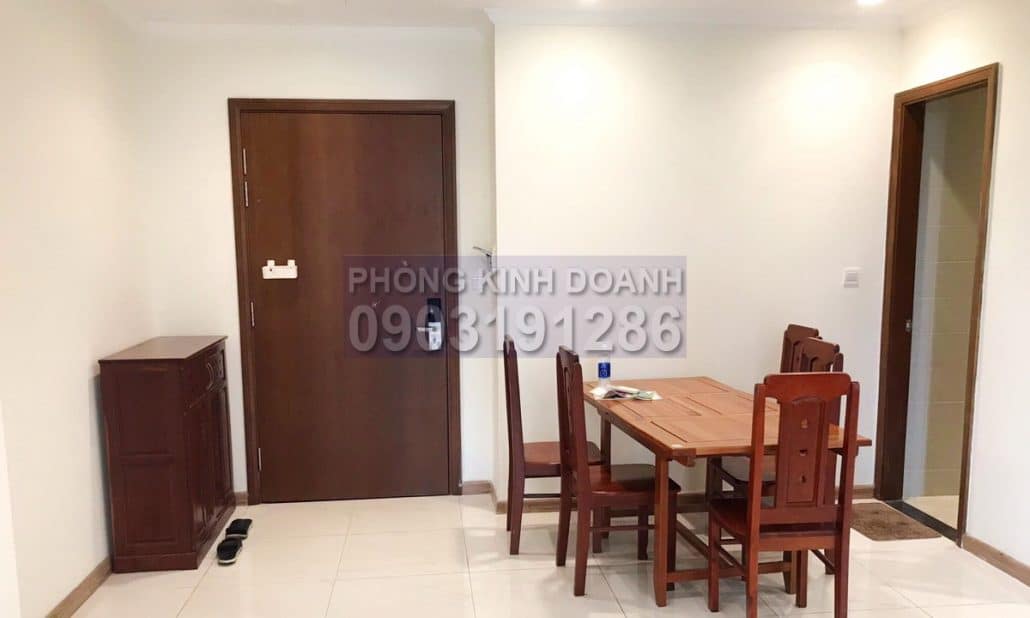 Vinhomes cho thuê căn 3 phòng ngủ view nội khu tầng 2 Central 1 nội thất full